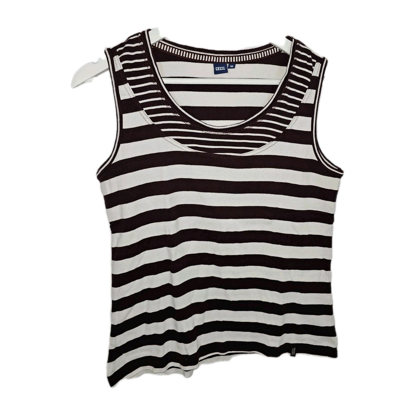 EK9042 Damen Trägershirt von Cecil, Weiß/Rot, Gr. M0