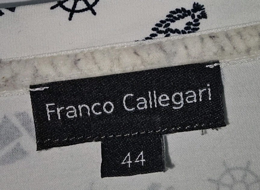 EK8808 Damen Shirt von Franco Callergari, weiß, Gr.442