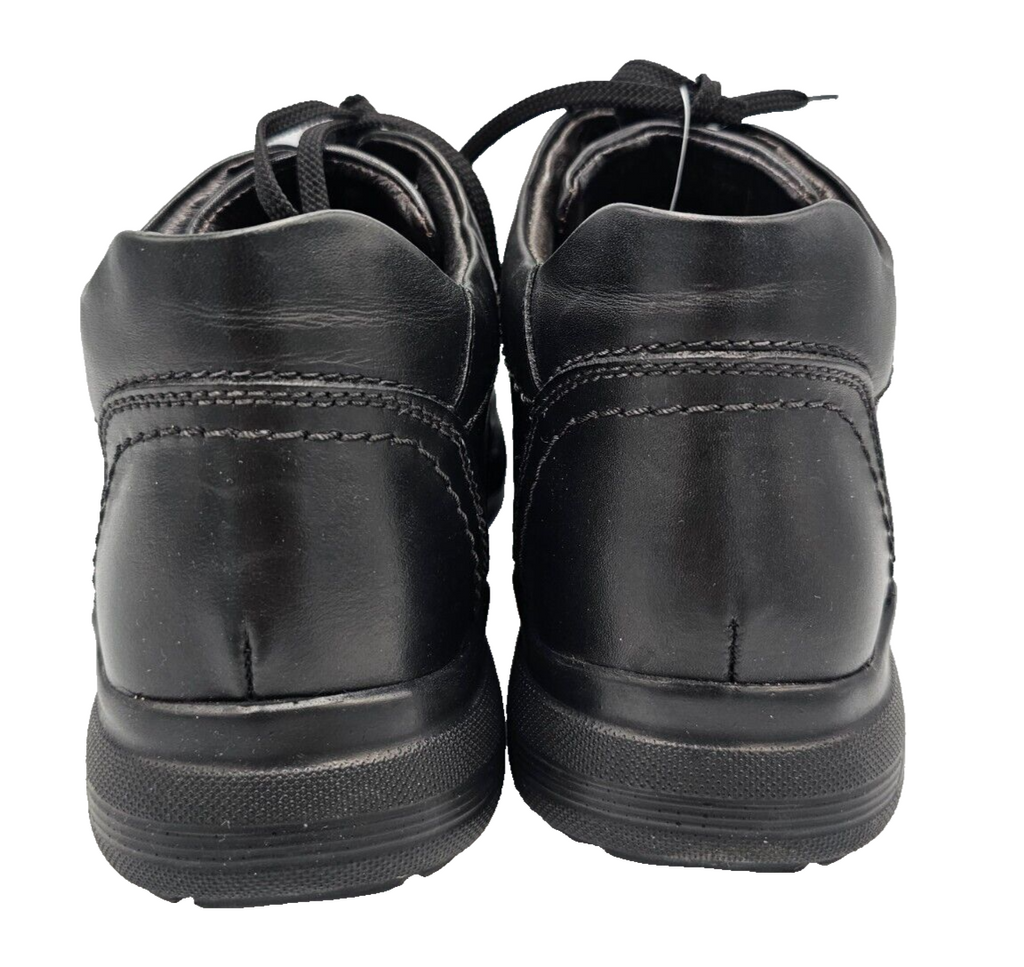 ES0558 Herren Echtleder Schuhe von Hush Puppies, schwarz, gr. 444