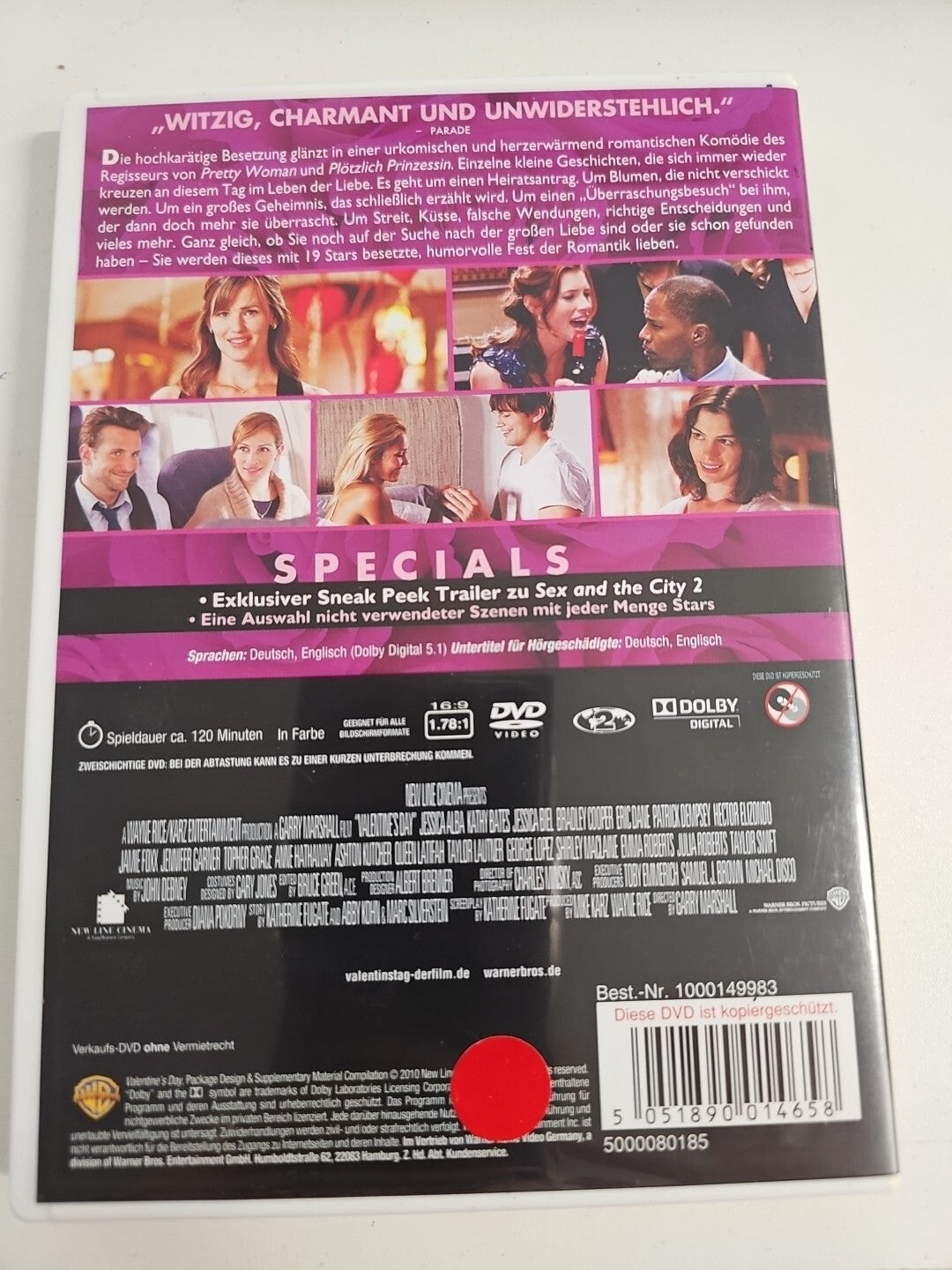 EB 977Valentinstag von Gary Marshall (DVD) Zustand Gut1