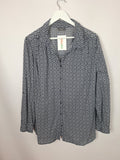 EK8752 Damenbluse Yessica Blau Gr.M0