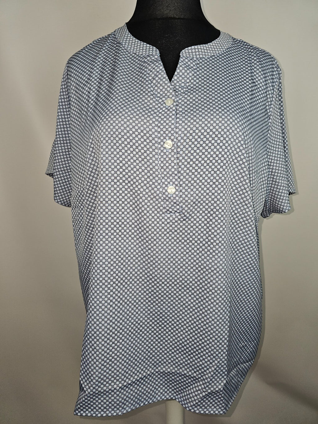 EK6470 Damen Bluse, blau, Gr.501