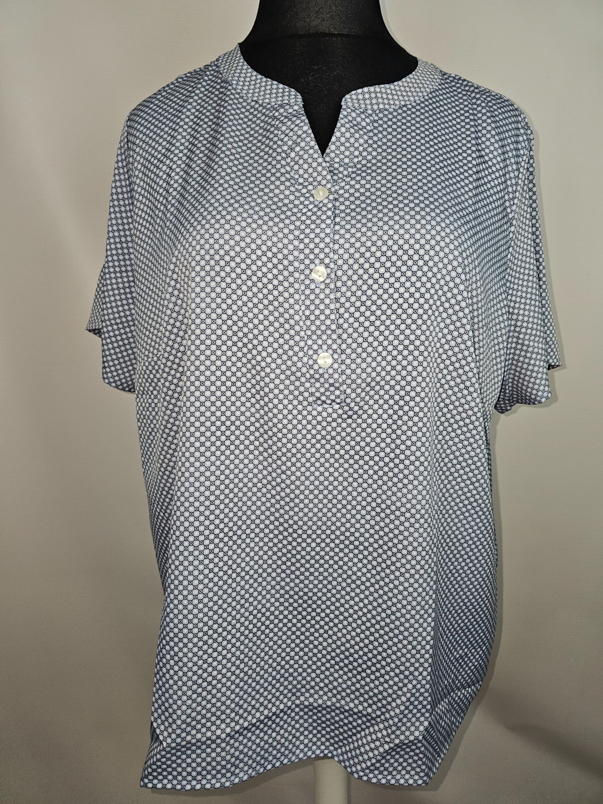 EK6470 Damen Bluse, blau, Gr.501