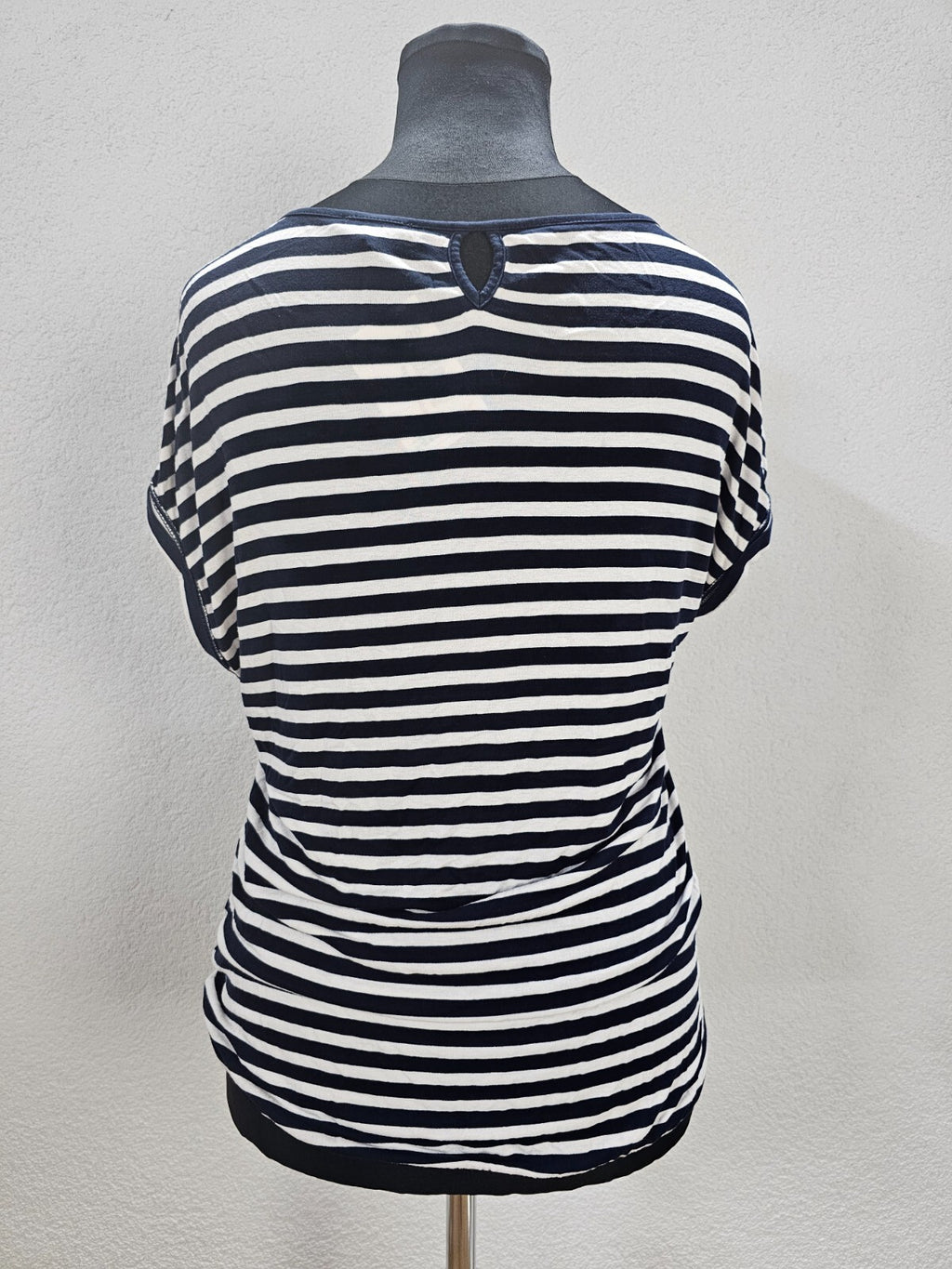 EK6239 Damen T-Shirt von Tom Tailor, blau weiß-gestreift, Gr.M2