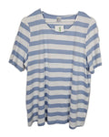 EK9537 Damen Pullover, Weiß/Blau, Gr. 460