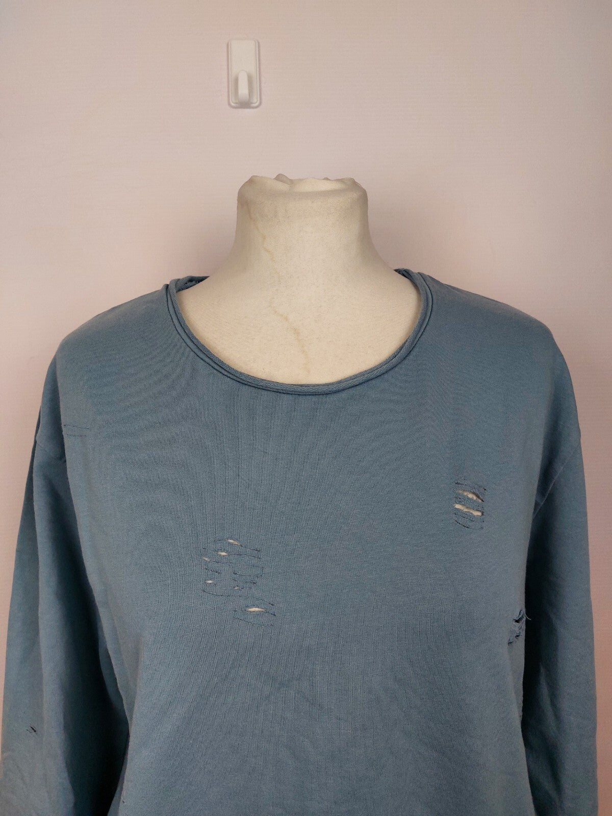 EK2257 Damen Pullover von Zauberstern, taubenblau, Gr. L1