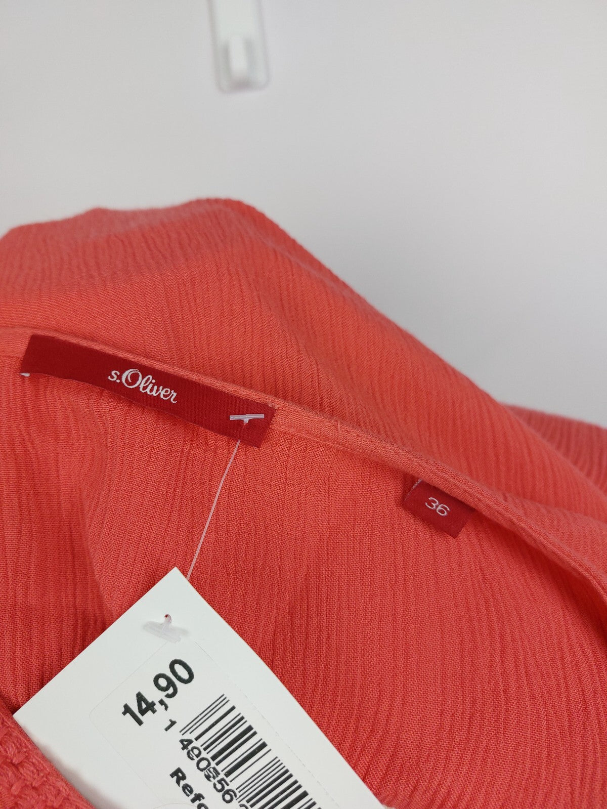 EK4239 Damen Bluse von s.Oliver, koralle, Gr. 364