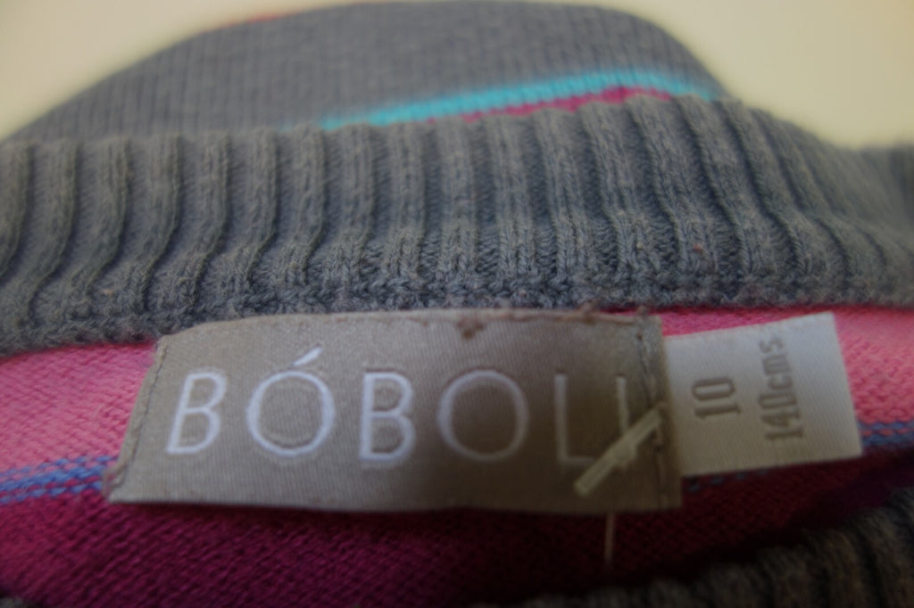 EK2500 Mädchen langer Pullover von Bóboli, getstreift, Gr. 1404