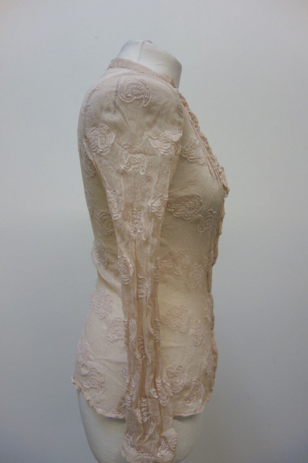 EK2850 Damen Bluse von Style Butler, nude, Gr. XS2