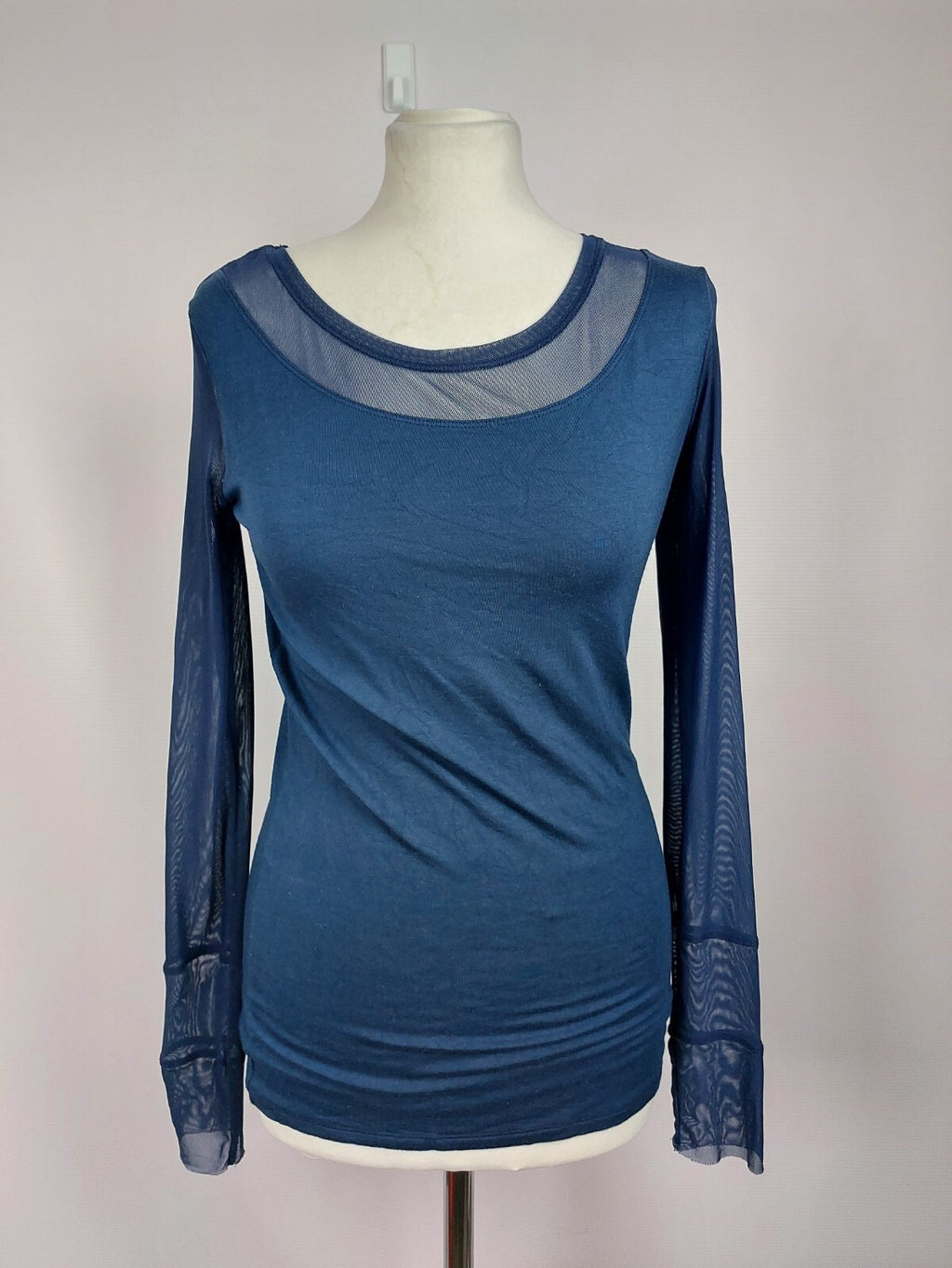 EK2135 Damen Langarmshirt von expresso, blau, Gr. S0