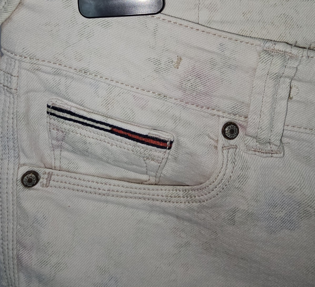 EK9019 Damen Jeans von Tommy Hilfiger, weiß, Gr.28/38 (36/38)3