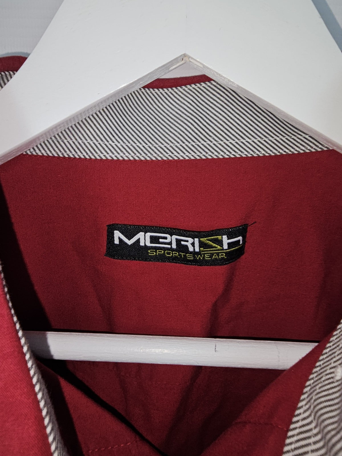 EK7917 Herren Hemd von Merish, Dunkelrot, Gr. 2XL3