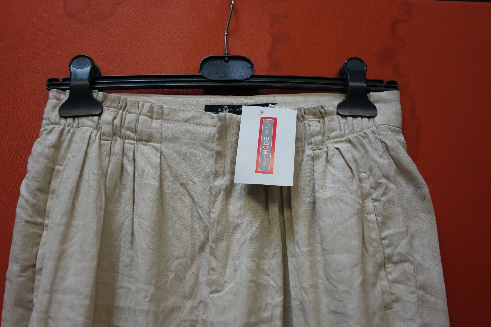 EK0162 Damen Hose von Zara, beige, S1