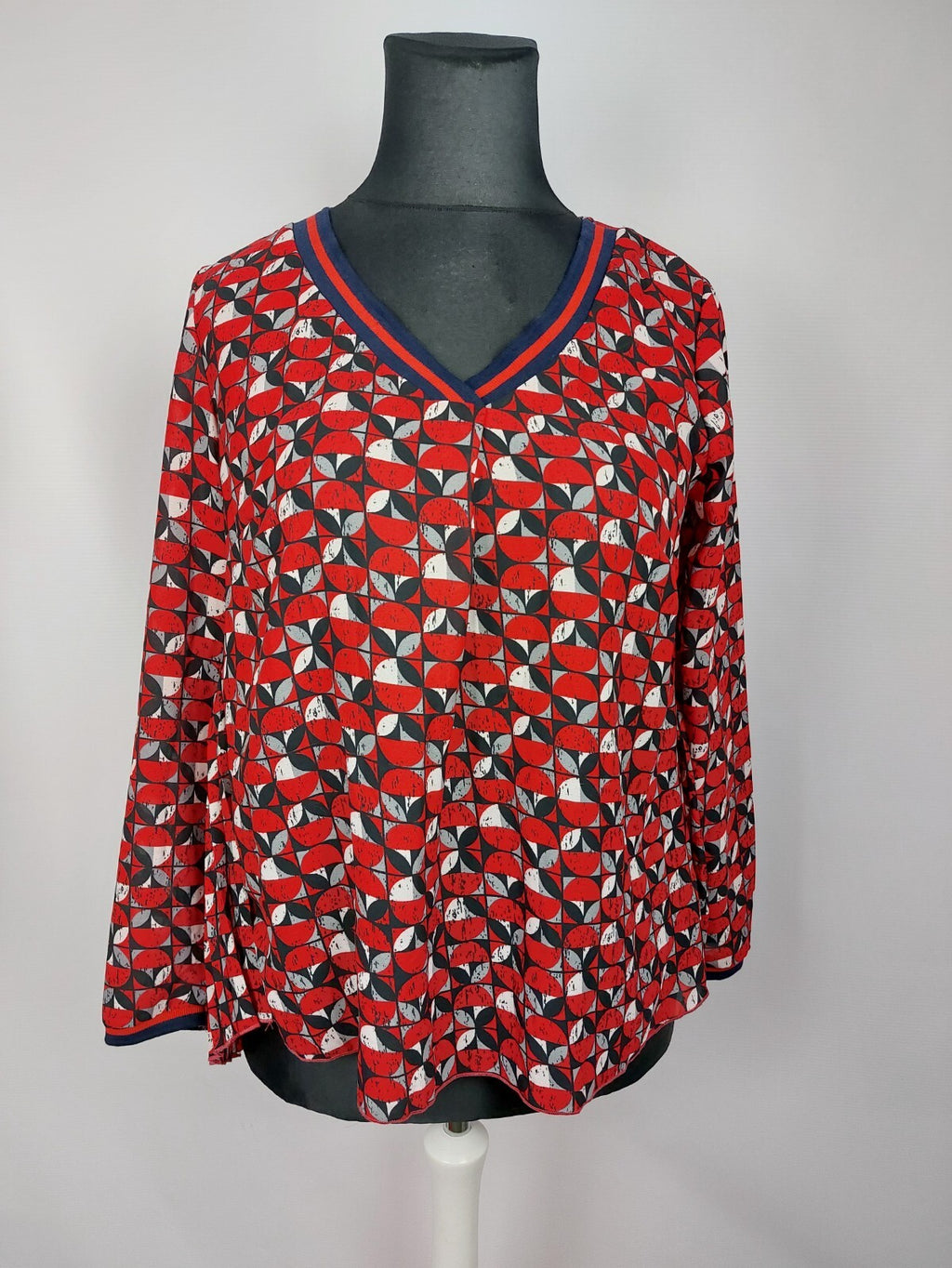 EK5057 Damen Bluse, rot, Gr.400