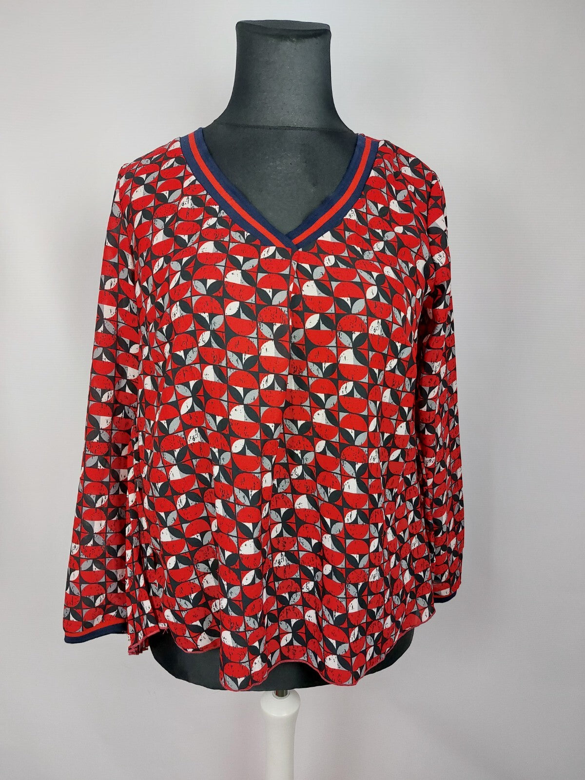 EK5057 Damen Bluse, rot, Gr.400