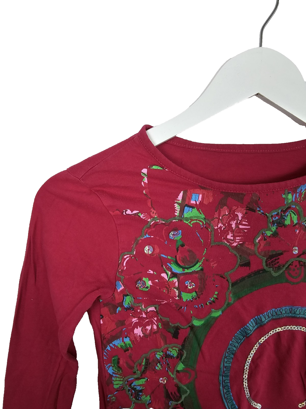 EK8331 Mädchen Sweatshirt von Desigual, Pink, Gr. 1401