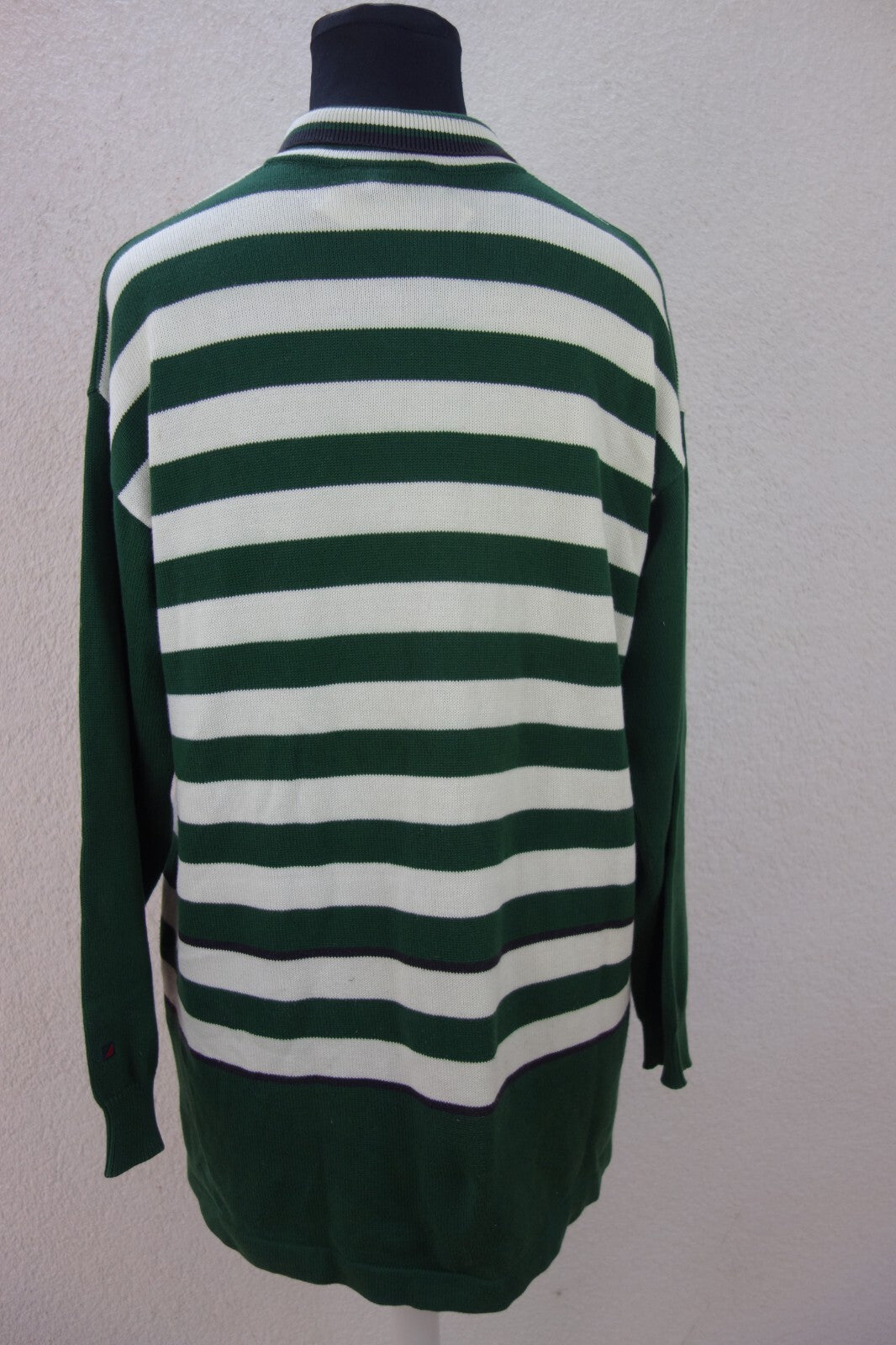 EK1907 Damen Pullover von Red Green, grün/weiß gestreift3