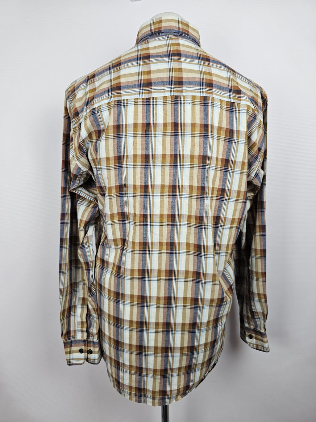 EK5418 Herren Hemd von Sergio Maldini, braun, Gr.M3