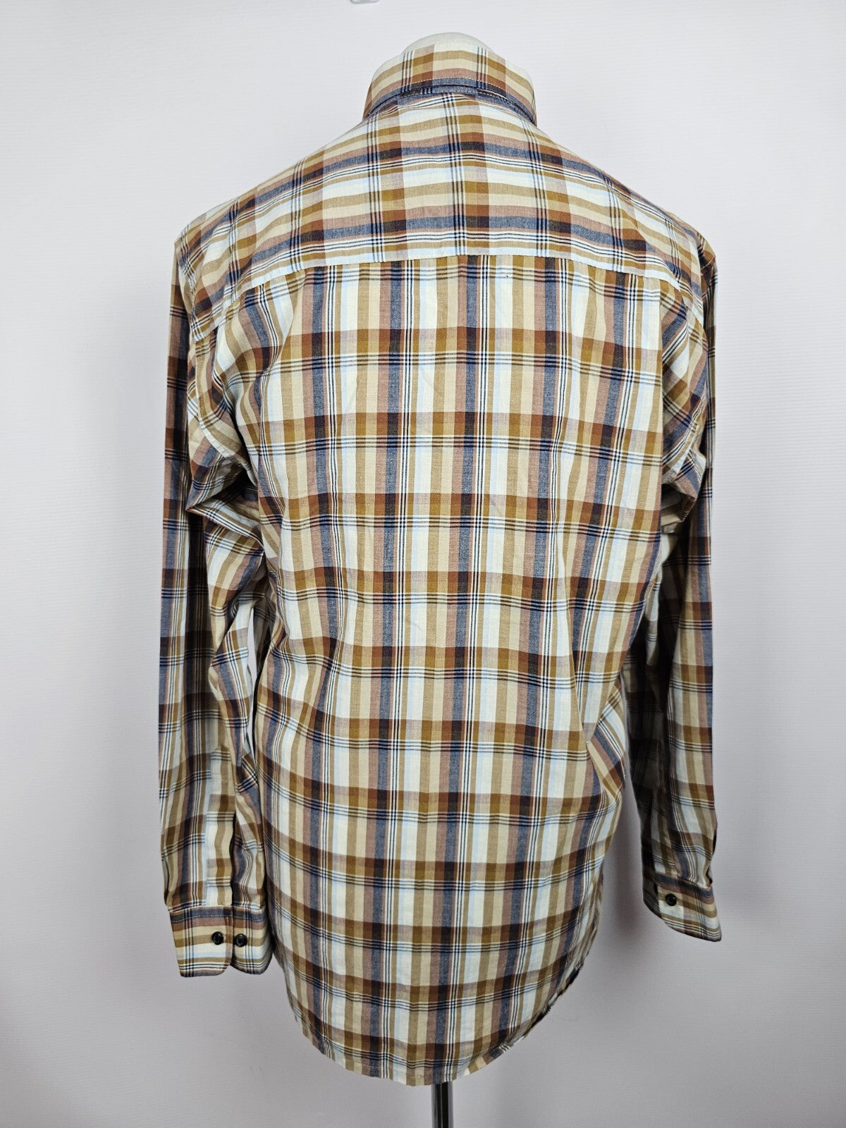 EK5418 Herren Hemd von Sergio Maldini, braun, Gr.M3