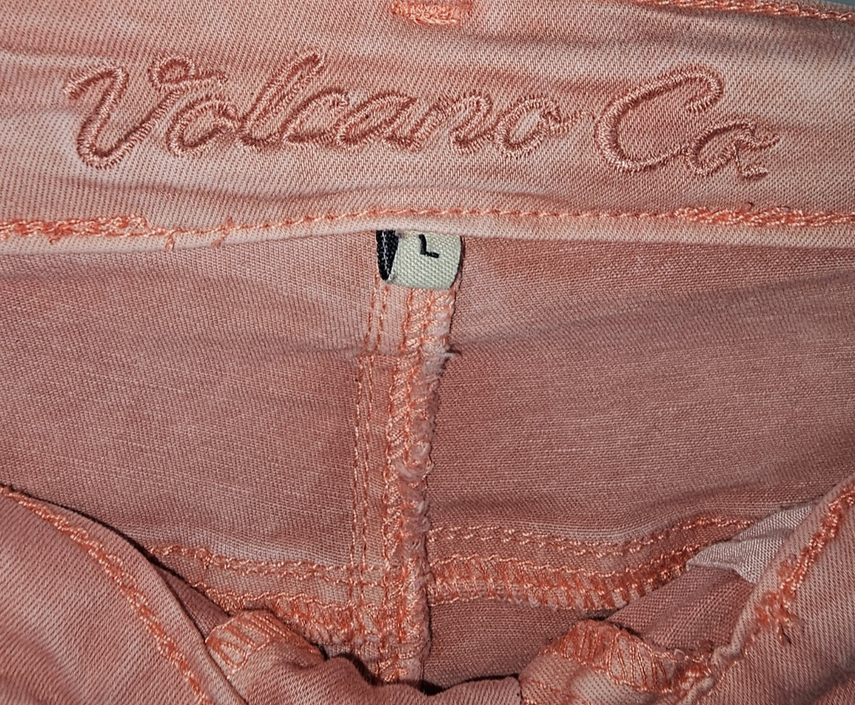 EK7576 Damen Jeans von Volcano Co, rot. Gr.L2