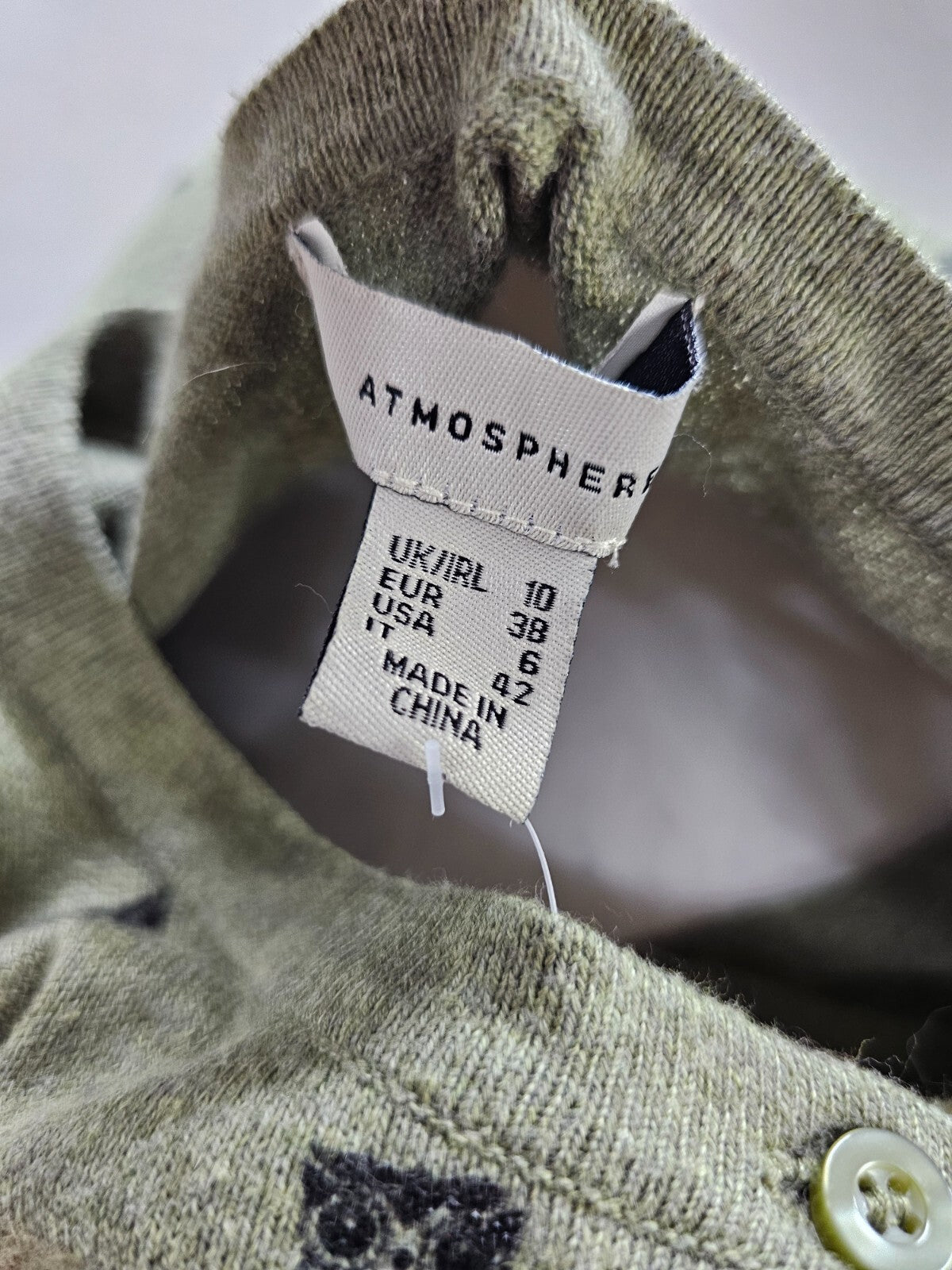 EK5770 Damen Strickjacke von Atmosphere, grün, gr. 385