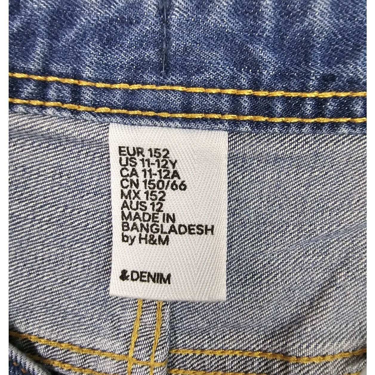 EK10780 Kinder Kurze Jeans, Blau, Gr. 1523
