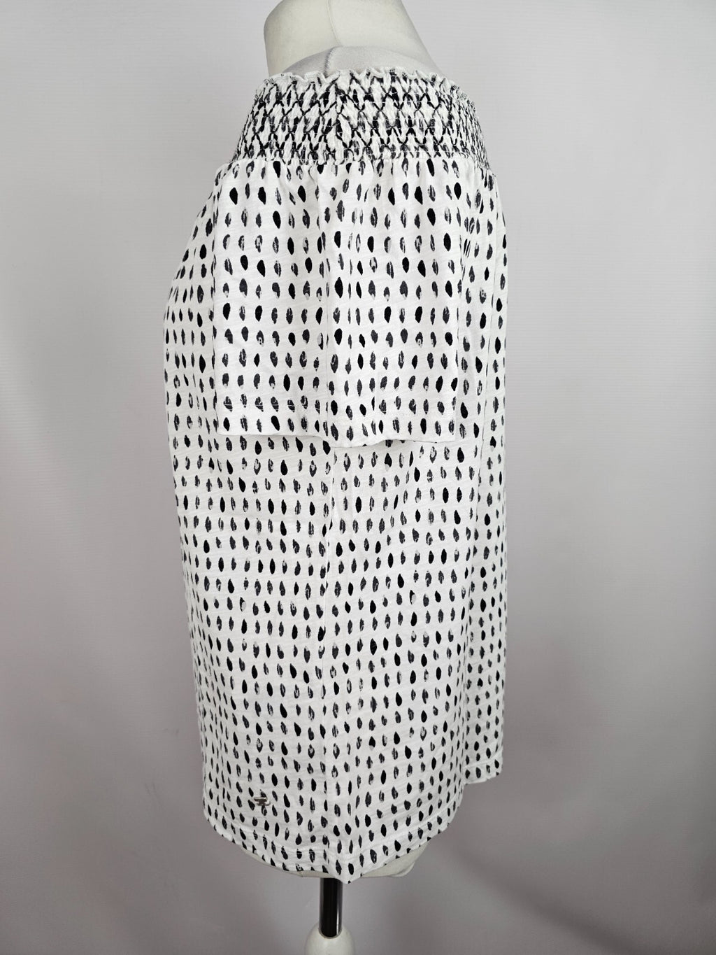 EK4136 Damen Bluse von Street One, weiß-schwarz, Gr.403