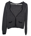 EK7680 Damen Strickjacke von S.Oliver, Schwarz/Weiß, Gr.360