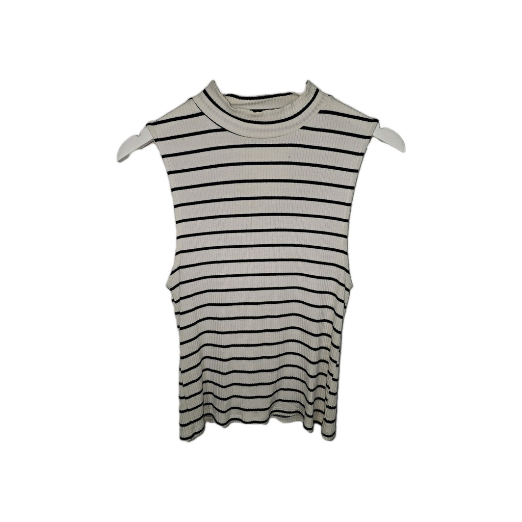 EK9865 Damen T-Shirt Amisu Gr.XL Weiß Gestreift0