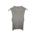 EK9865 Damen T-Shirt Amisu Gr.XL Weiß Gestreift0