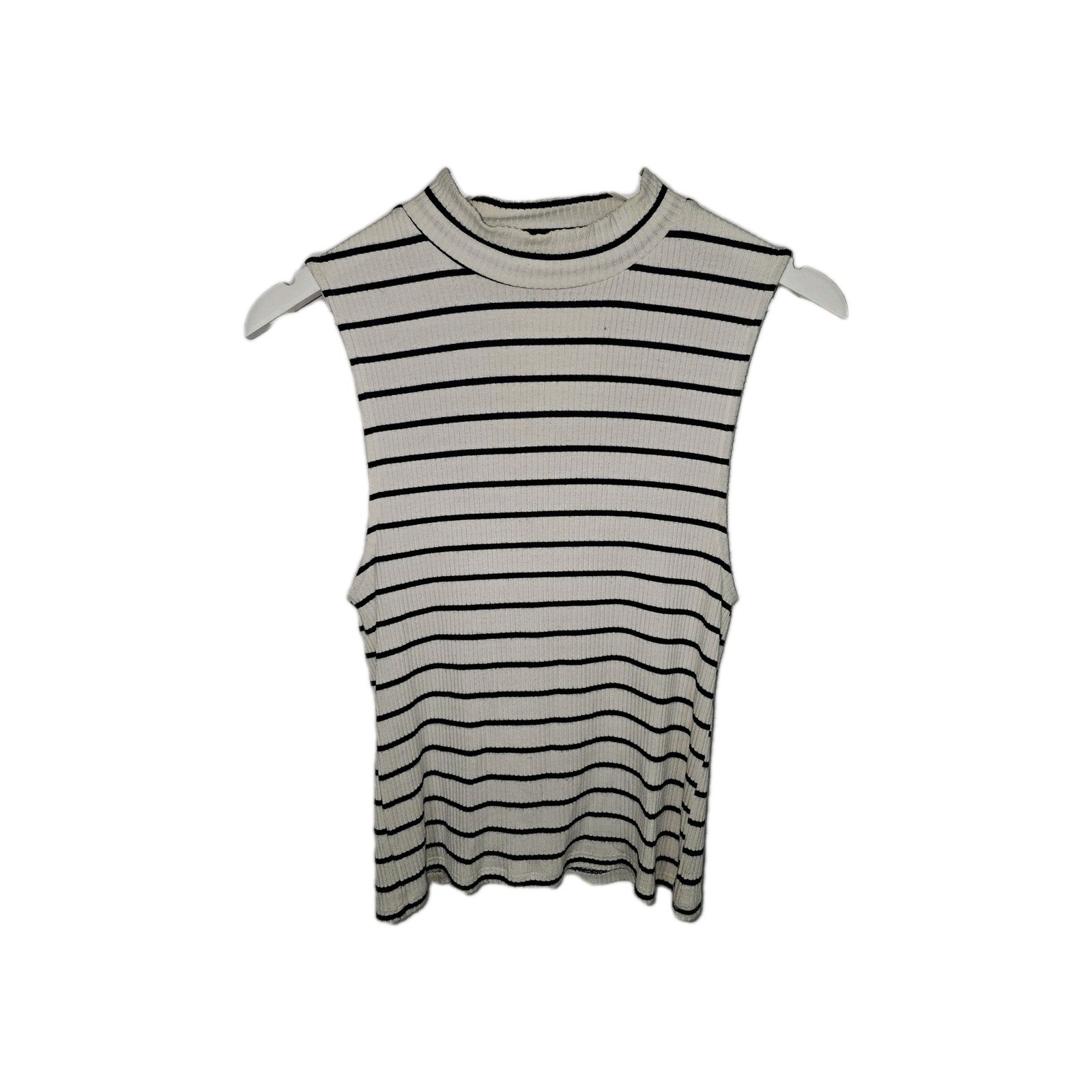 EK9865 Damen T-Shirt Amisu Gr.XL Weiß Gestreift0