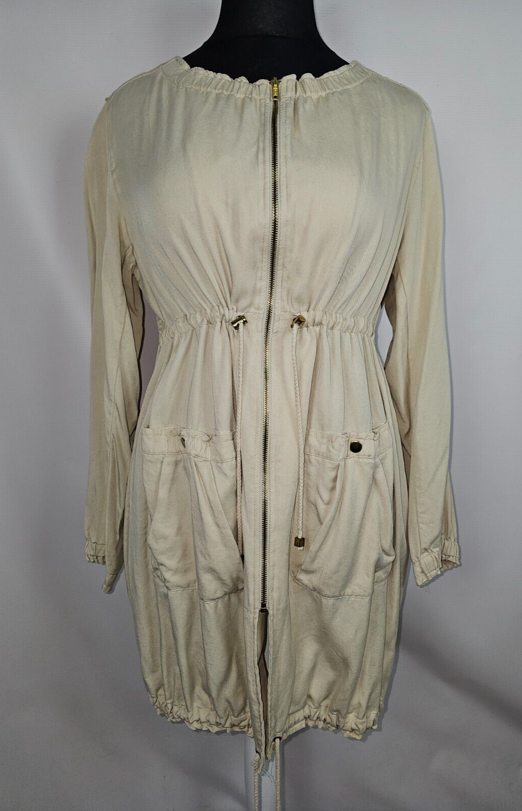 EK3016 Damen Strickjacke von H&M, beige, Gr.440