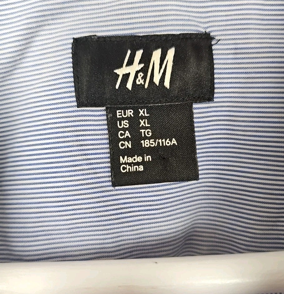EK8941 Herrenhemd H&M Blau Gr.XL1