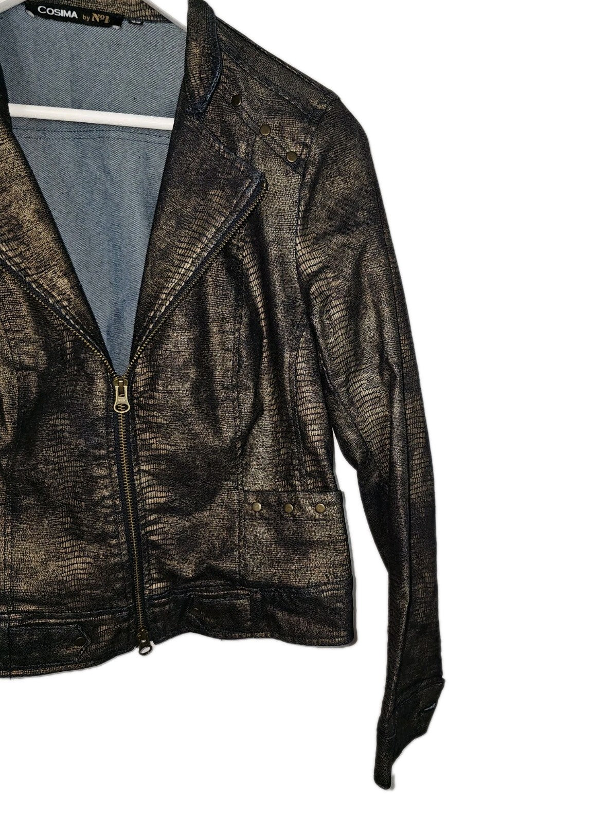 EK7403 Damen Jacke von Cosima by No1, bronzefarbend, Gr.382