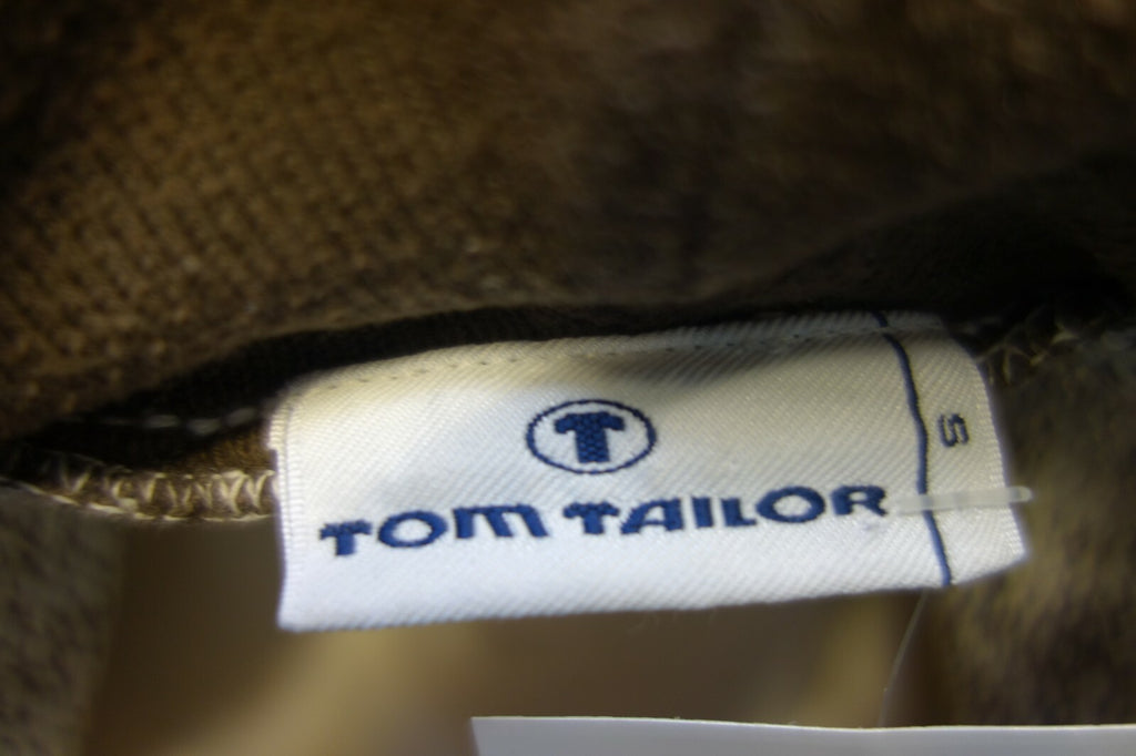 EK1025 Damen Pullover von Tom Tailor, weiß-braun, Gr. S6