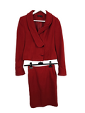 EK7728 Damen Zweiteiler von Lacy, rot, Gr.360