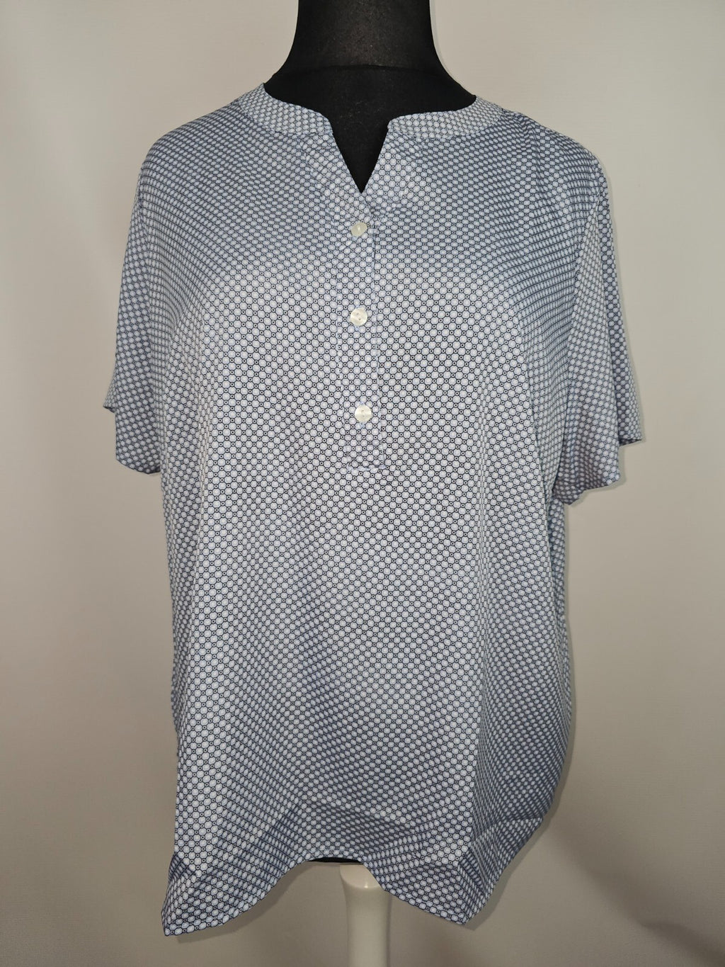 EK6470 Damen Bluse, blau, Gr.500