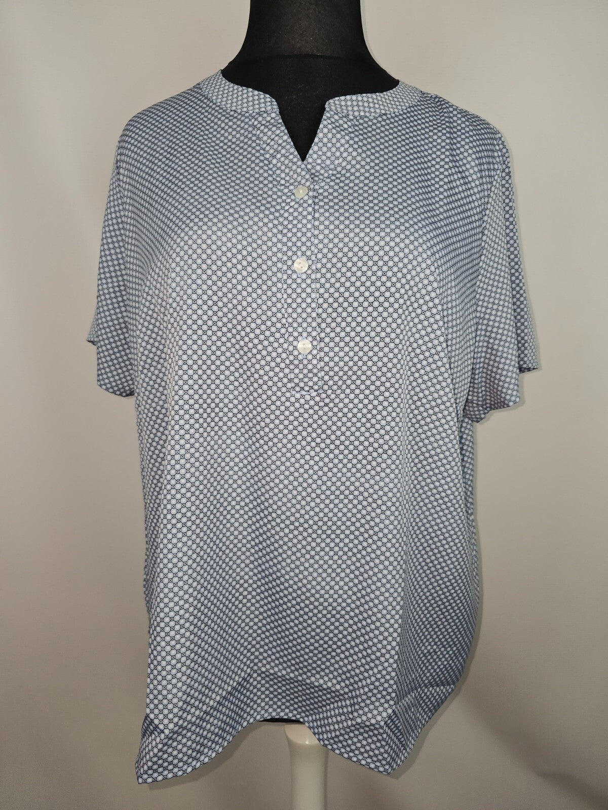 EK6470 Damen Bluse, blau, Gr.500