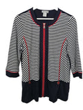 EK9328 Damen Strickjacke von CollectionL, Mehrfarbig,  Gr. 400