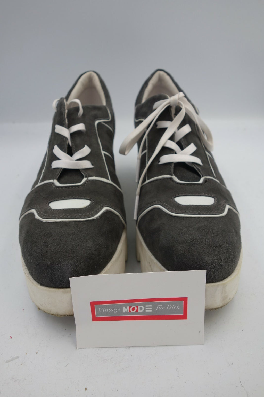 ES0040 Damen Schuhe mit Plateau von Gerry Weber, grau, Gr. 400