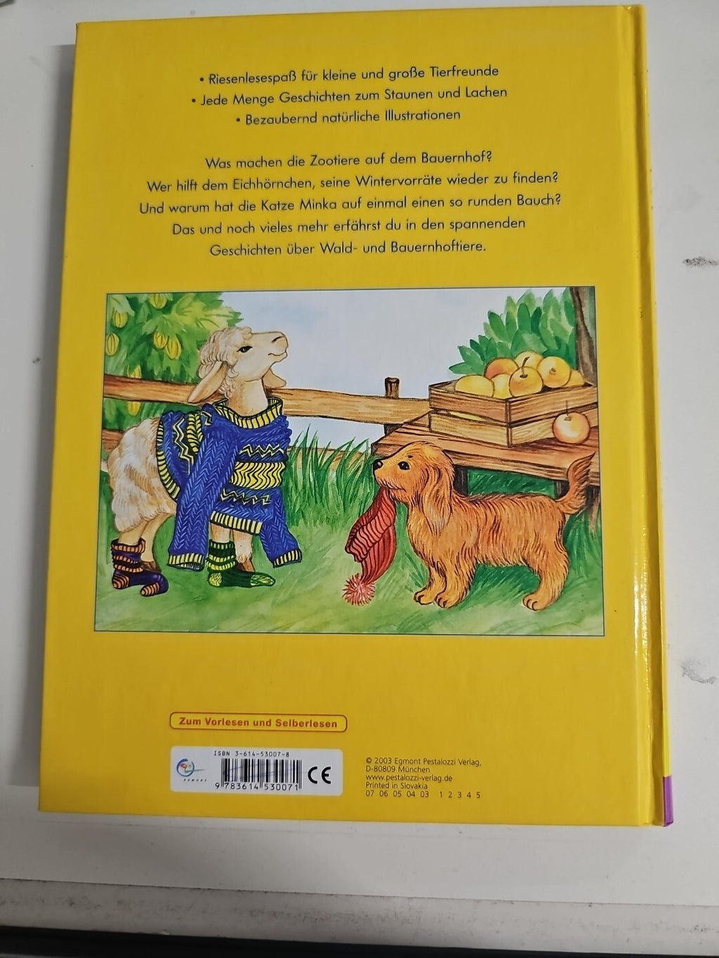 EB879 Pestalozzi  Mein großes Tiergeschichtenbuch 125 Seiten2