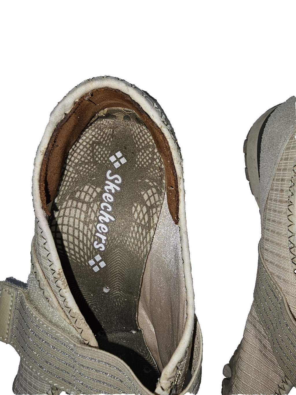 ES744 Damen Halbschuh von Skechers, Beige, Gr.36 Leder2