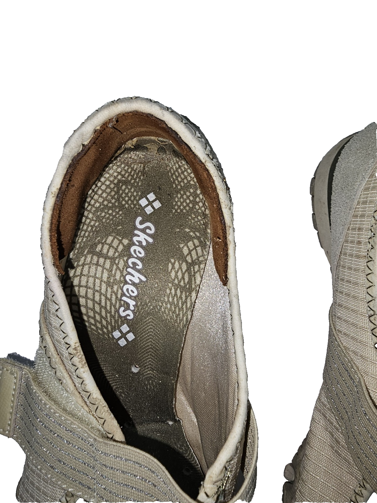 ES744 Damen Halbschuh von Skechers, Beige, Gr.36 Leder2