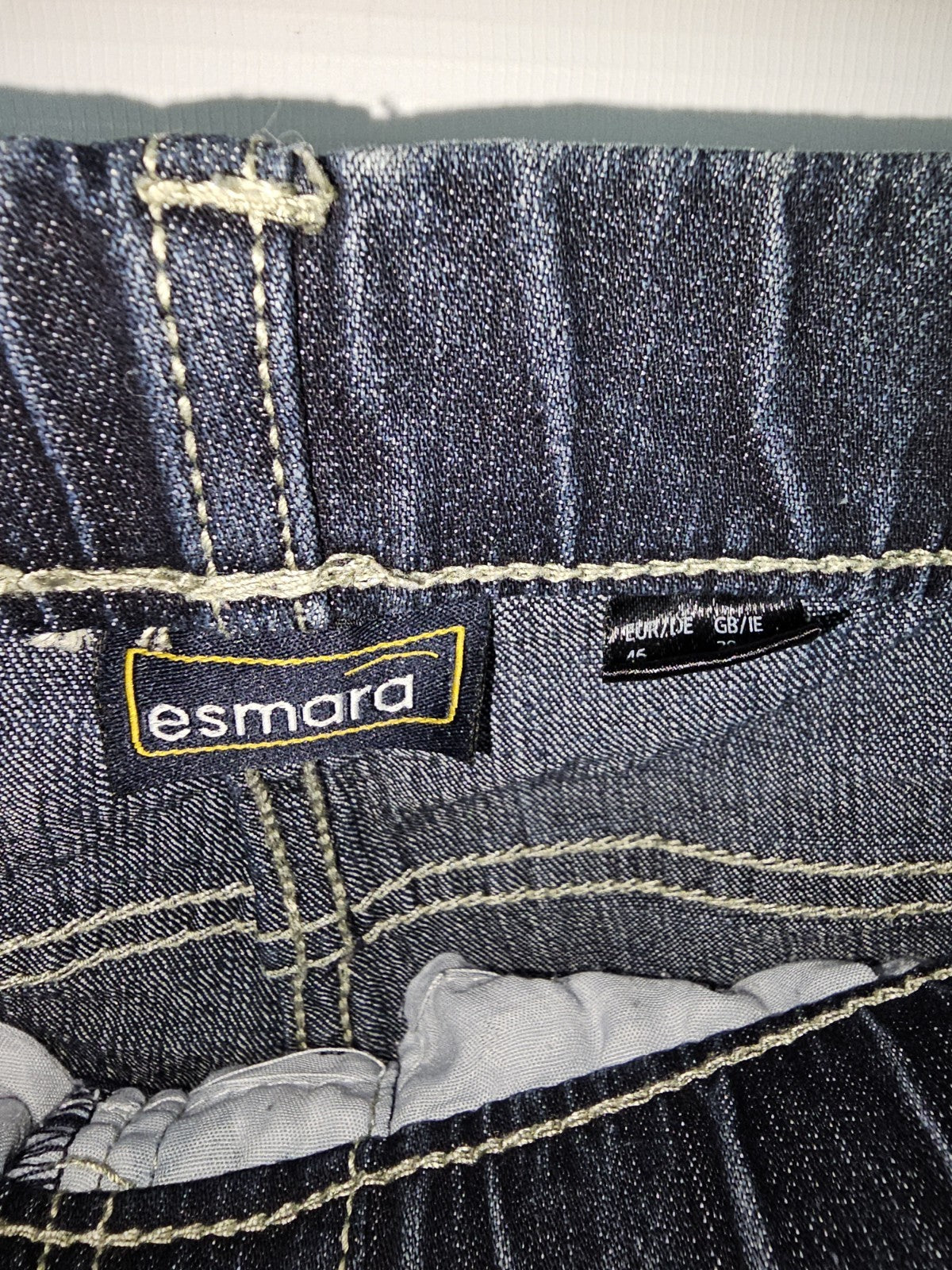 EK8957 Damen Capri Jeans von Esmara, Blau, Gr. 462