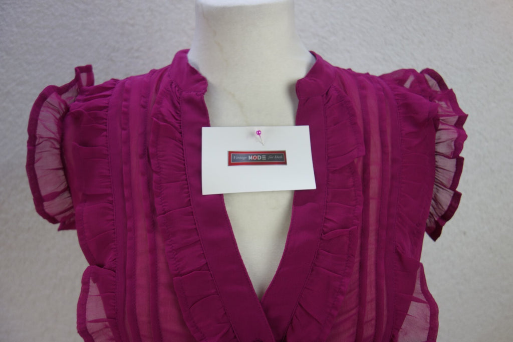 EK4160 Damen Bluse von 3Suisses, dunkelmagenta, Gr. 381