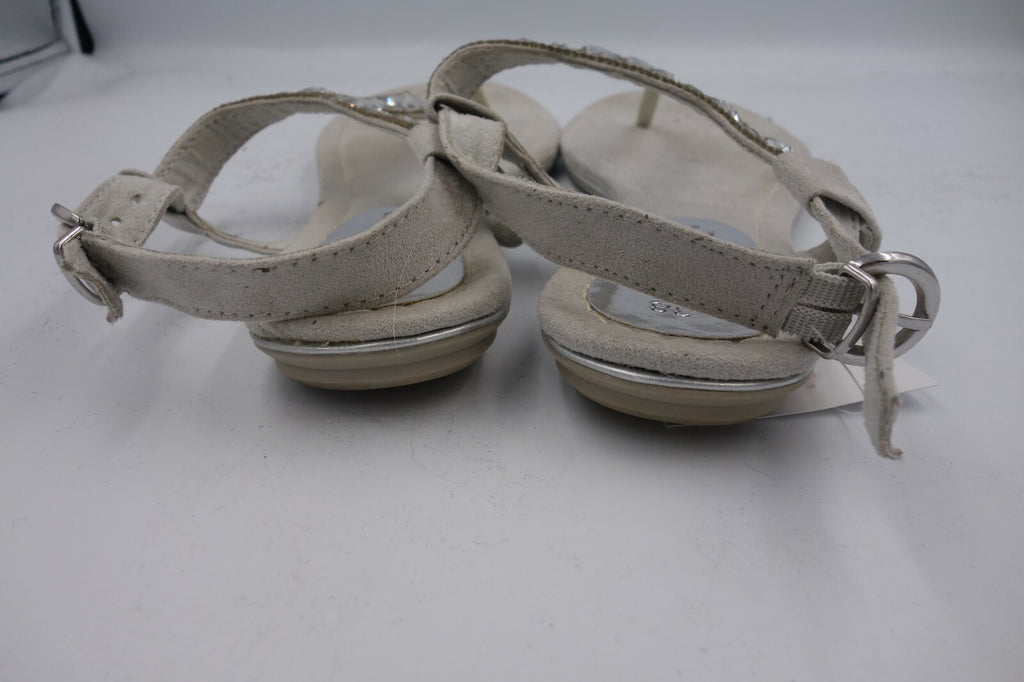ES0323 Damen Sandalen/Zehentrenner von Marco Tozzi, grau, 383