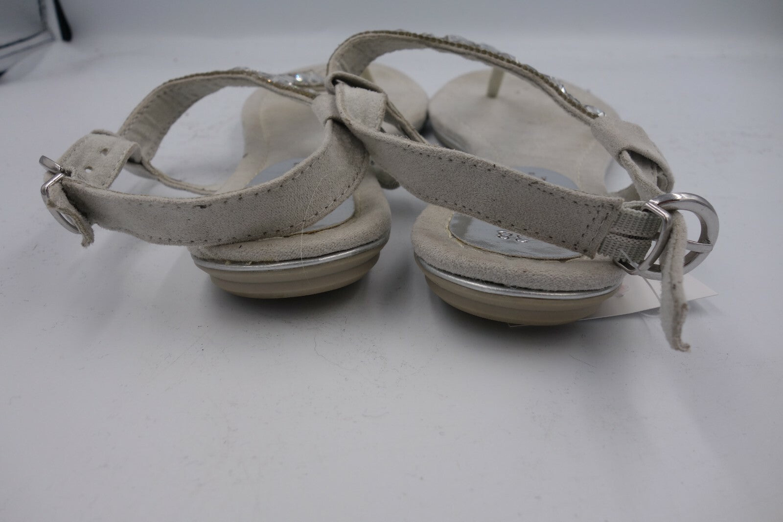 ES0323 Damen Sandalen/Zehentrenner von Marco Tozzi, grau, 383