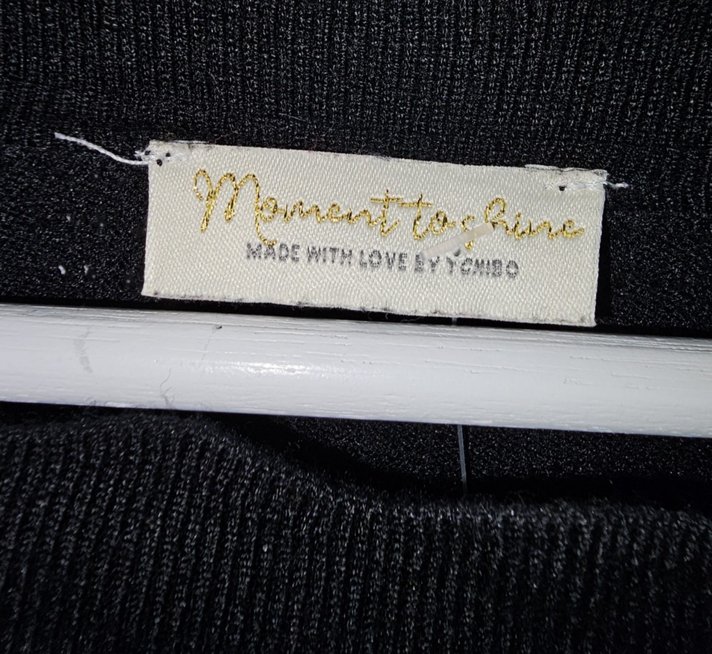 EK7813 Damen Pullover von Moments to Shine, schwarz, Gr.402