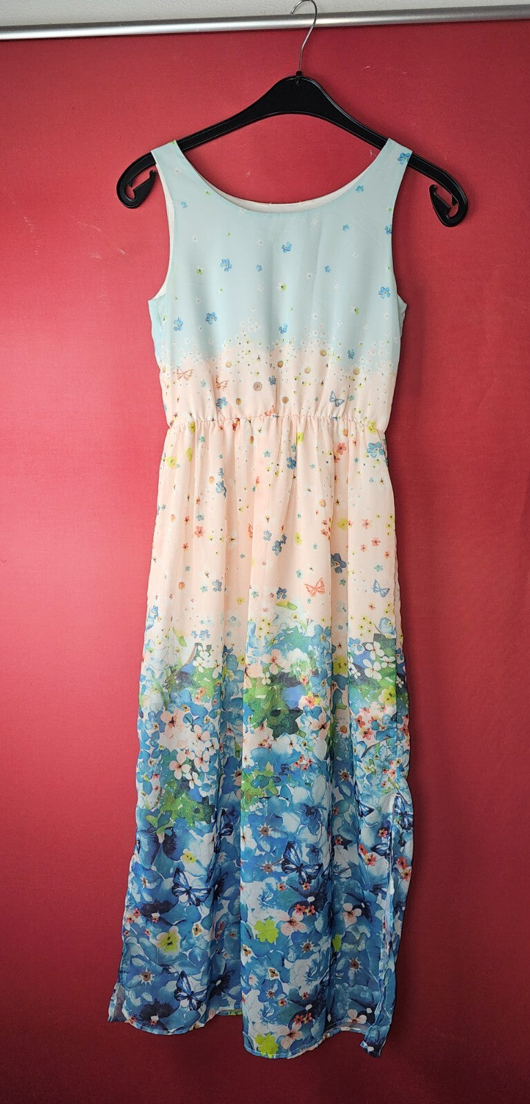 EK6581 Damen Kleid, Hellblau, Gr.S0