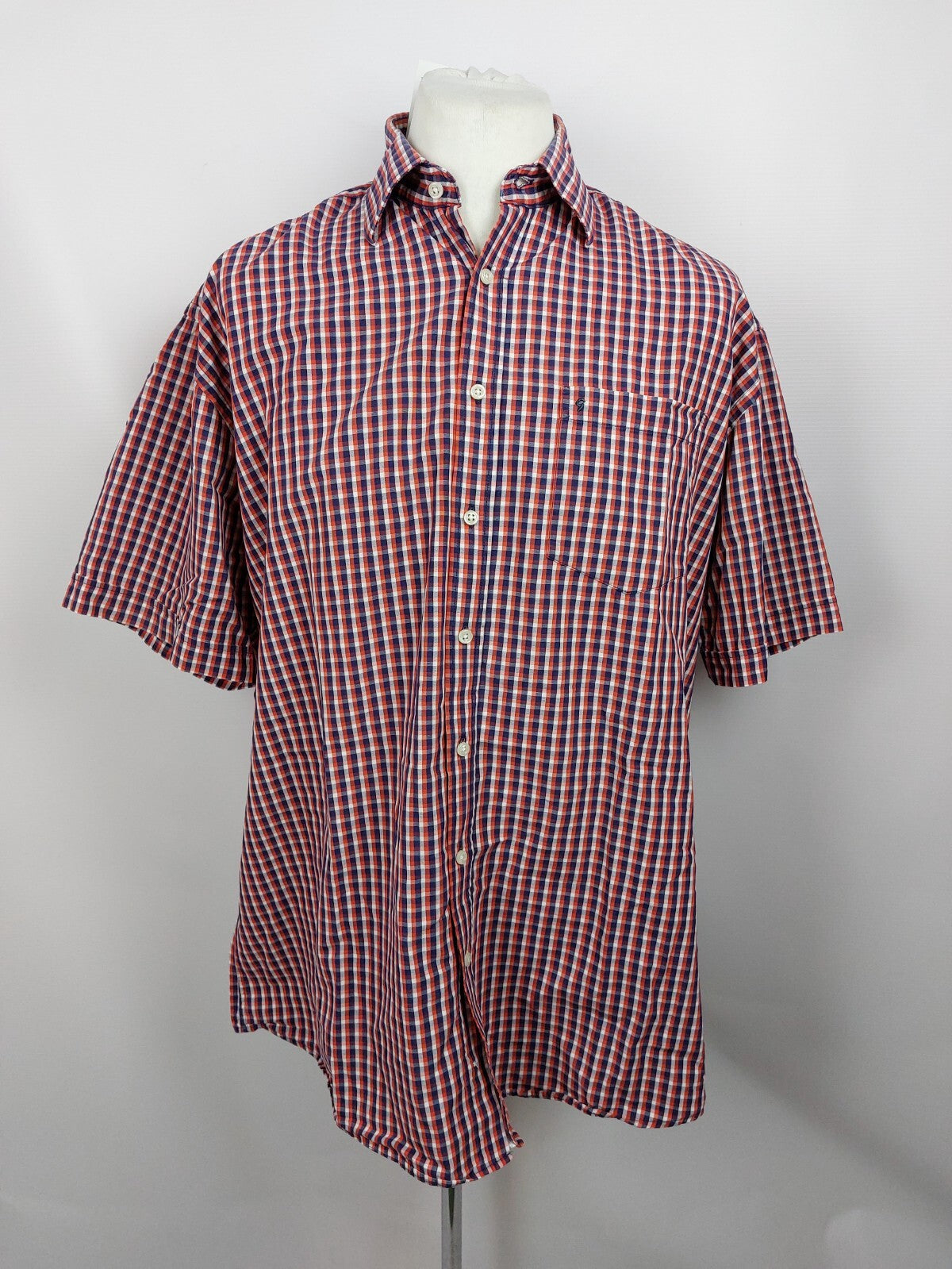 EK4499 Herren Hemd von Ben Green, blau/rot/weiß kariert, Gr. XL0